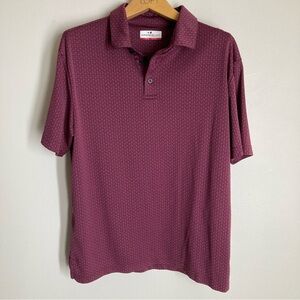 Grand Slam Maroon Polo Shirt